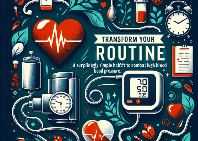 Transform Your Routine: A Surprisingly Simple Habit To Combat High Blood Pressure