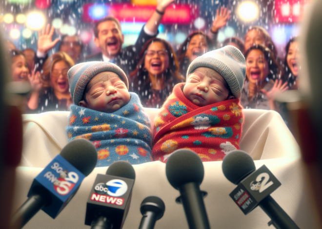 Local News Welcomes New Year’s Miracle Twins