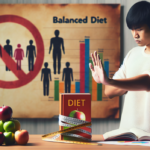 alt_text: A person rejecting a diet book, embracing balanced eating to tackle obesity.