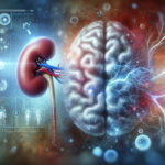 alt_text: Illustration connecting brain functions, kidney health, and memory processes in neuroscience.