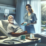 alt_text: Book on psychology insights for safer delirium care with abstract design.