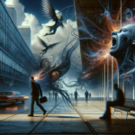 alt_text: Brain image highlighting regions affected by panic disorder, with text overlay on psychology insights.