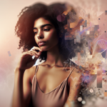 alt_text: Doja Cat poses in expressive, vibrant art style reflecting themes of BPD and raw authenticity.