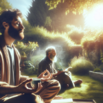 Certainly! Here’s a suggestion for "alt_text": "Mindful Living: Embracing balance in everyday life with real-world challenges."